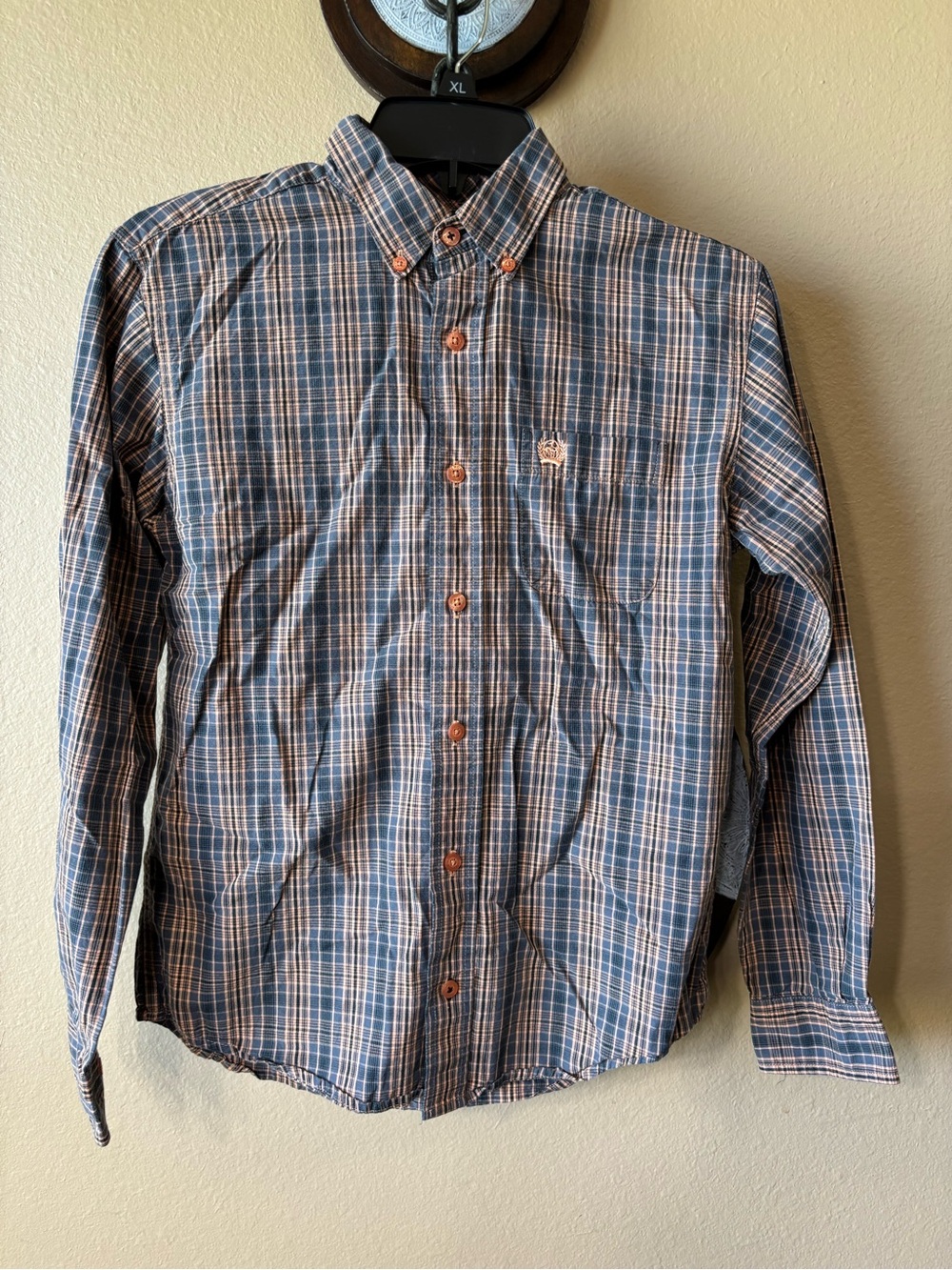 Cinch Boys Plaid Button-Down Shirt